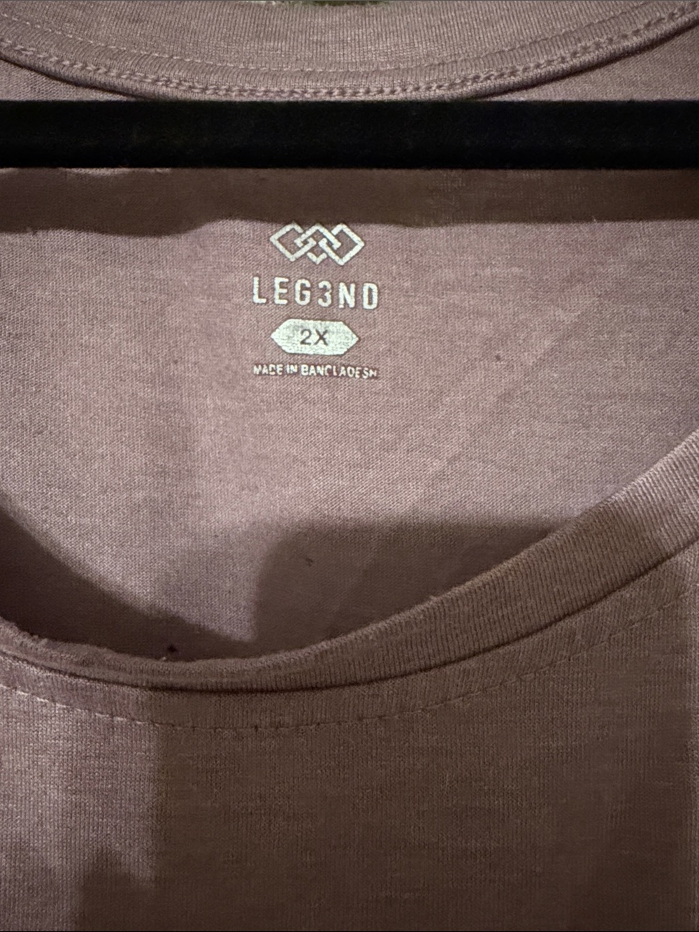 Legend sleeveless Scoop Neck Tank in Dusty Mauve 2x - Picture 2 of 3